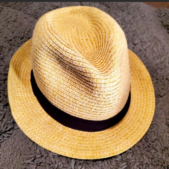 Straw Fedora Hat Straw Hat Tan 